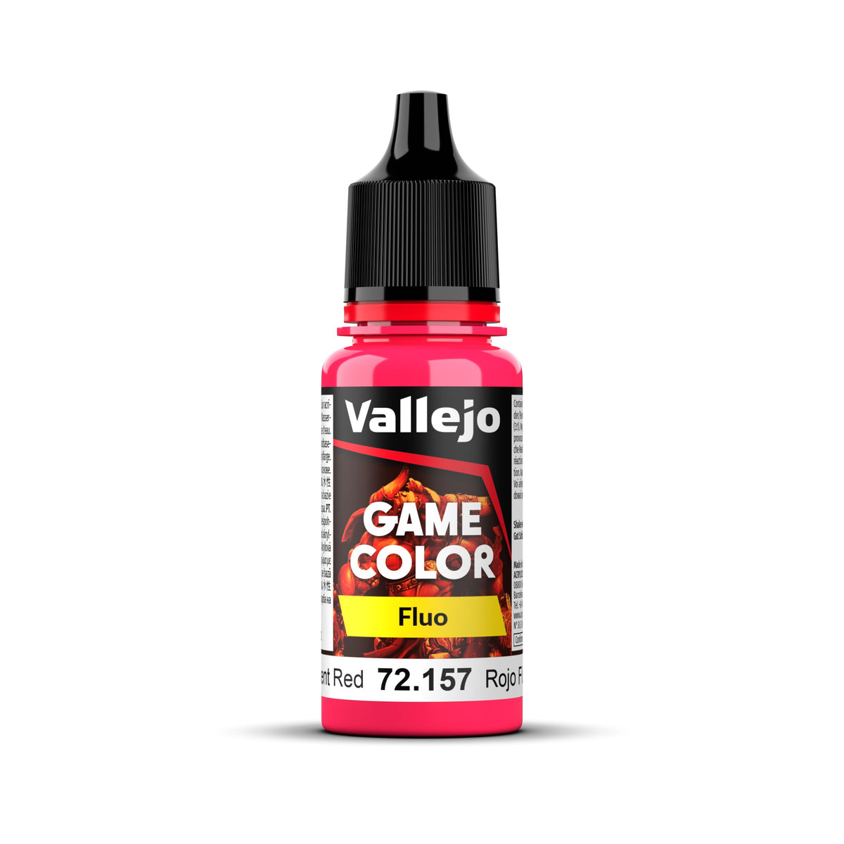 Vallejo Game Color 18mL $6.99 Fluorescent Red