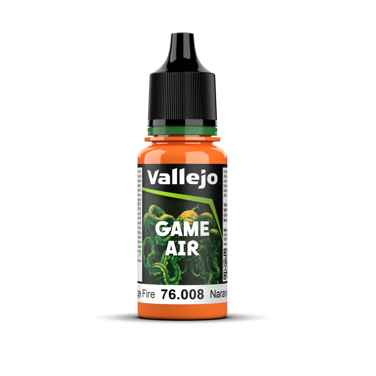 Vallejo Game Air 18mL Orange Fire