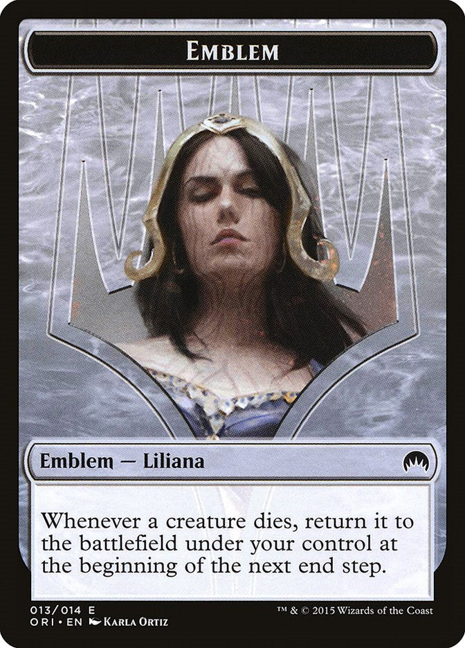 Emblem - Liliana, Defiant Necromancer