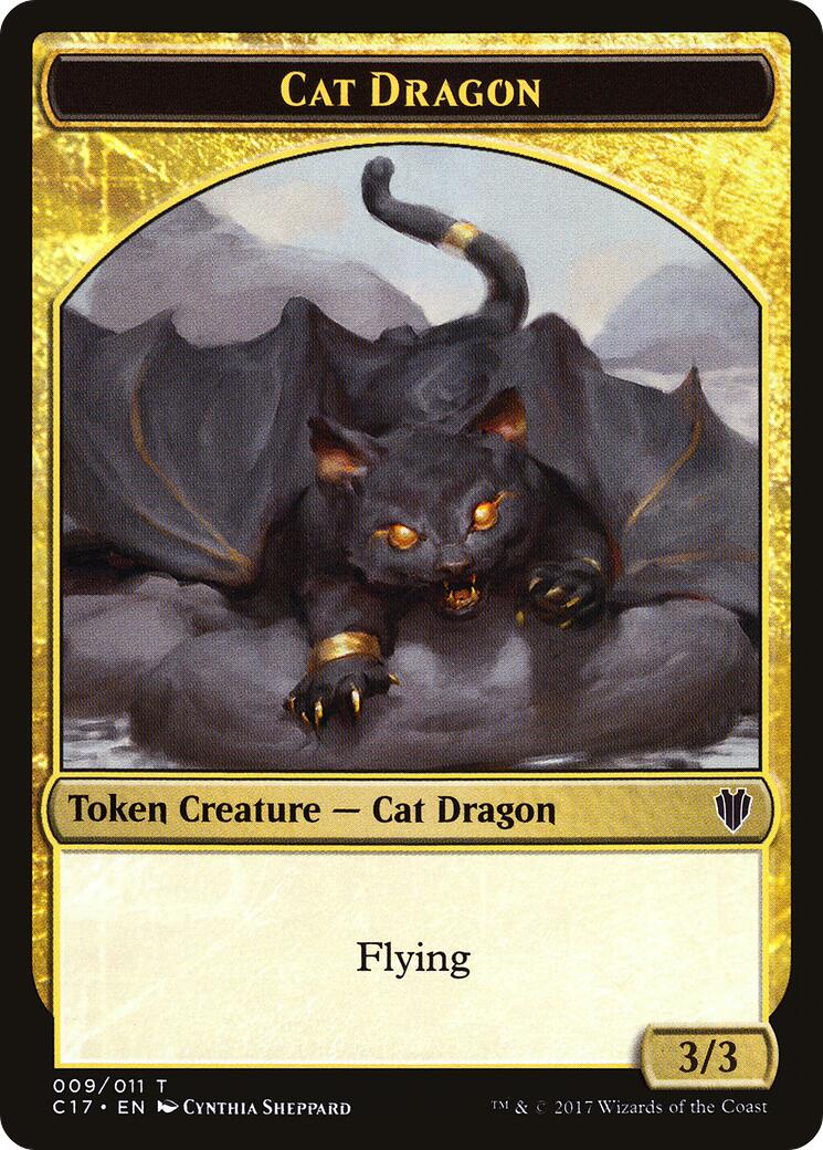 Cat Dragon // Dragon (007) Double-Sided Token