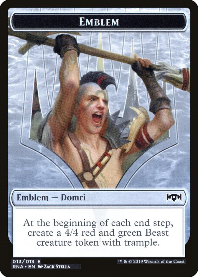 Emblem - Domri, Chaos Bringer