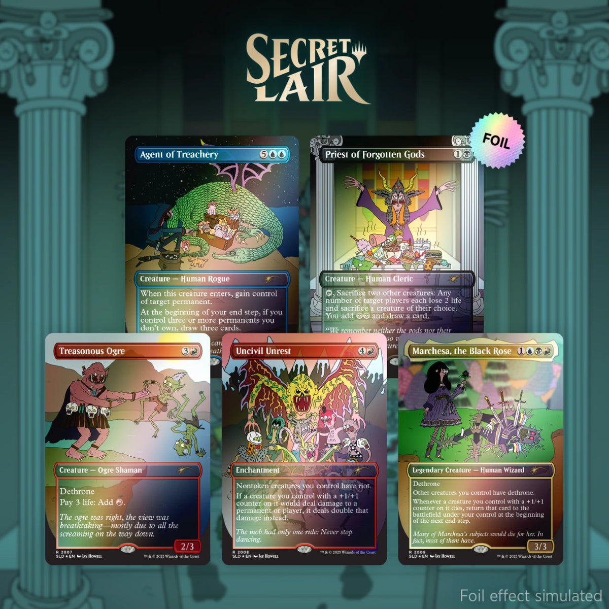 Secret Lair - Featuring: Jay Howell (Rainbow Foil)