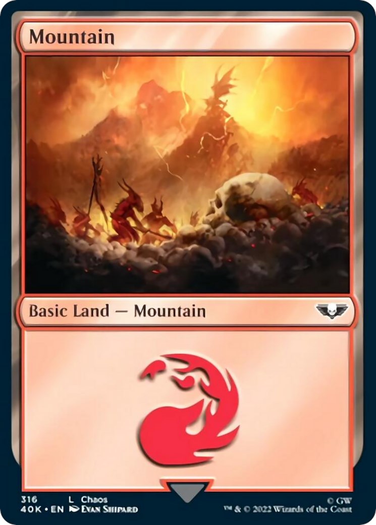 Mountain (316) (Surge Foil)