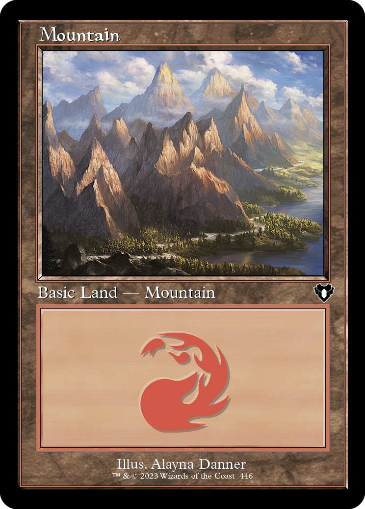 Mountain (446) (Retro Frame)