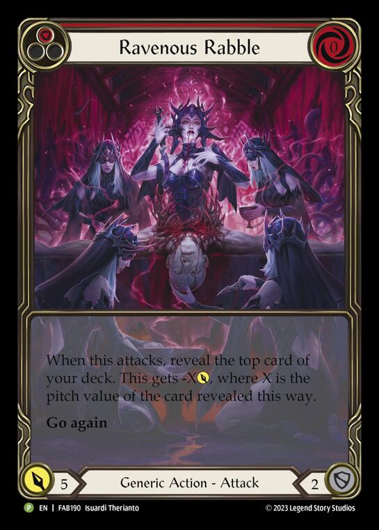 Ravenous Rabble (Red) - FAB190