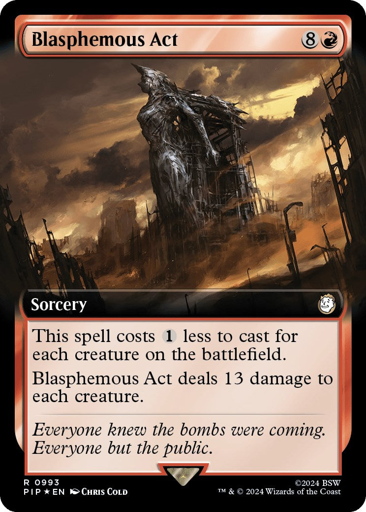 Blasphemous Act (Extended Art) (Surge Foil)