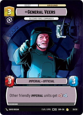 General Veers - Blizzard Force Commander (Hyperspace) (491) [Spark of Rebellion Promos]