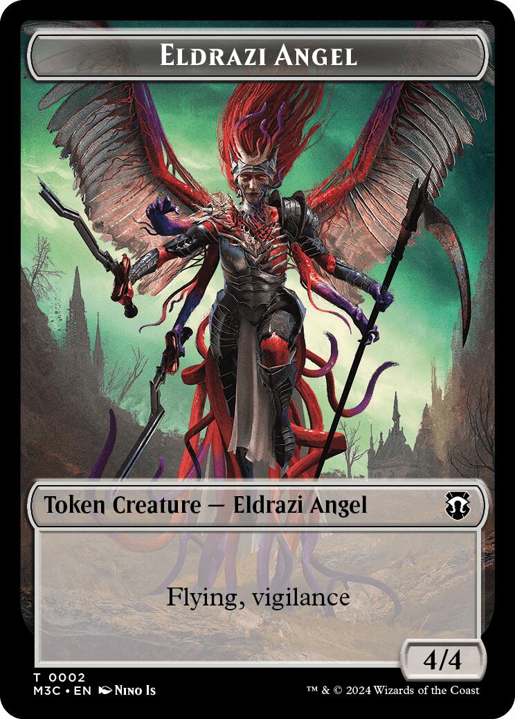 Eldrazi Angel (Ripple Foil) // Copy Double-Sided Token