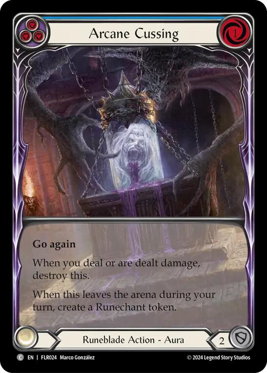 Arcane Cussing (Blue)