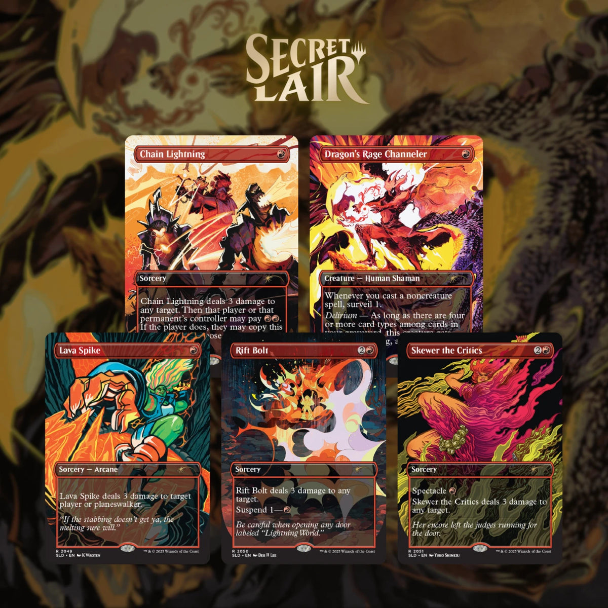 Secret Lair - Everything is on fire