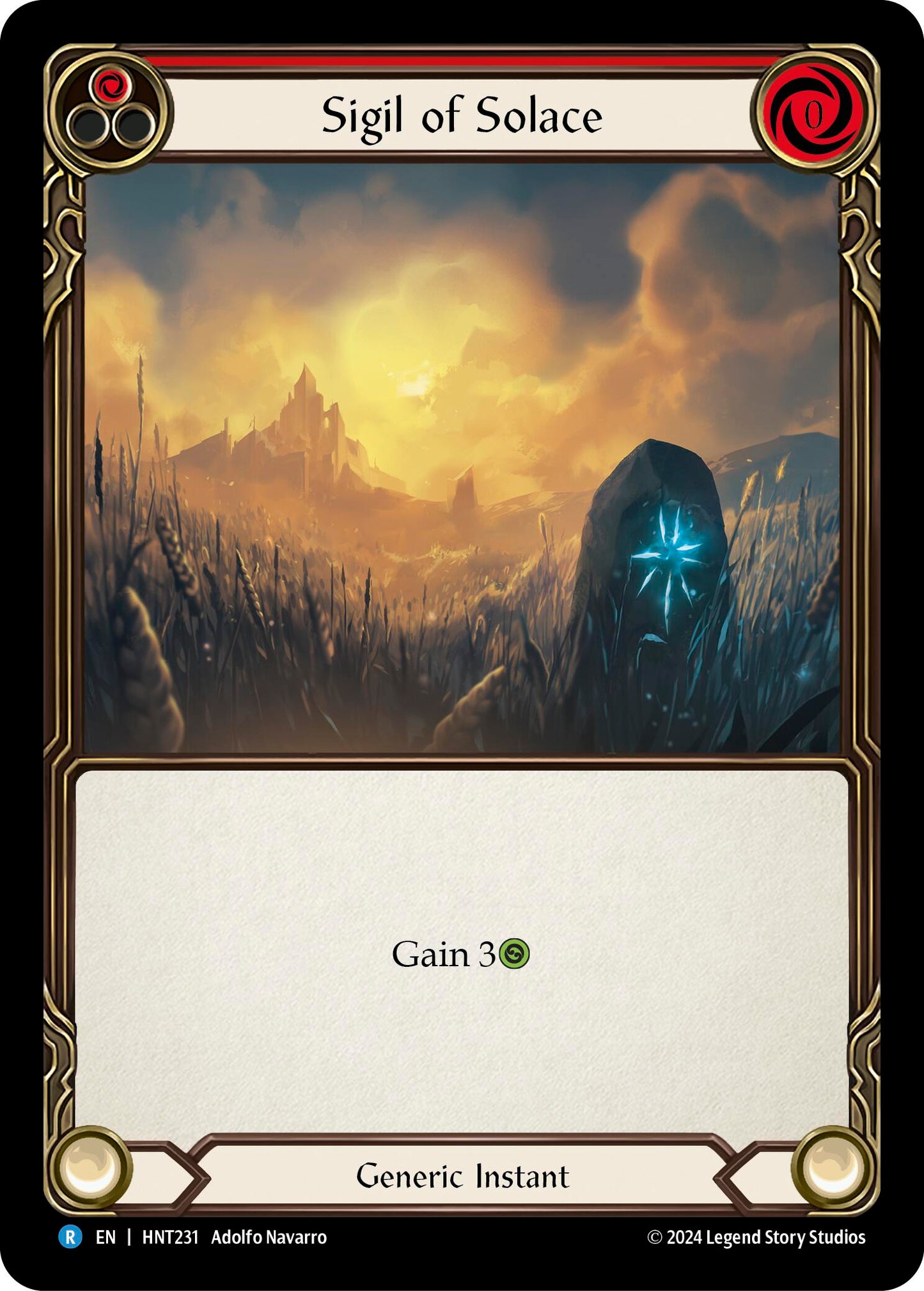 Sigil of Solace (Red)