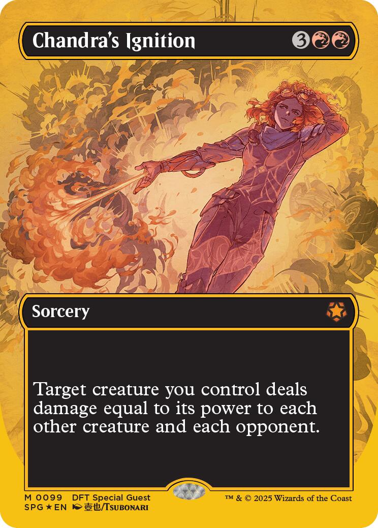 Chandra's Ignition (Borderless) (First-Place Foil)