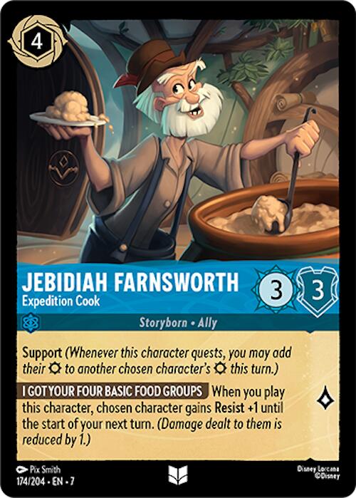 Jebidiah Farnsworth - Expedition Cook