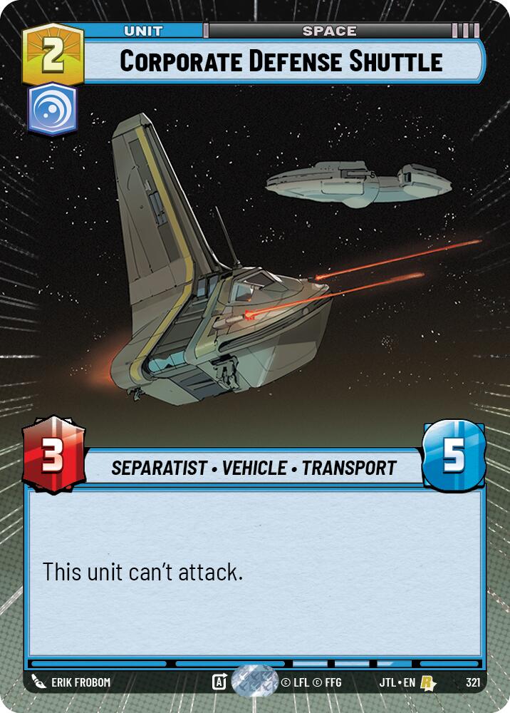 Corporate Defense Shuttle (Hyperspace)