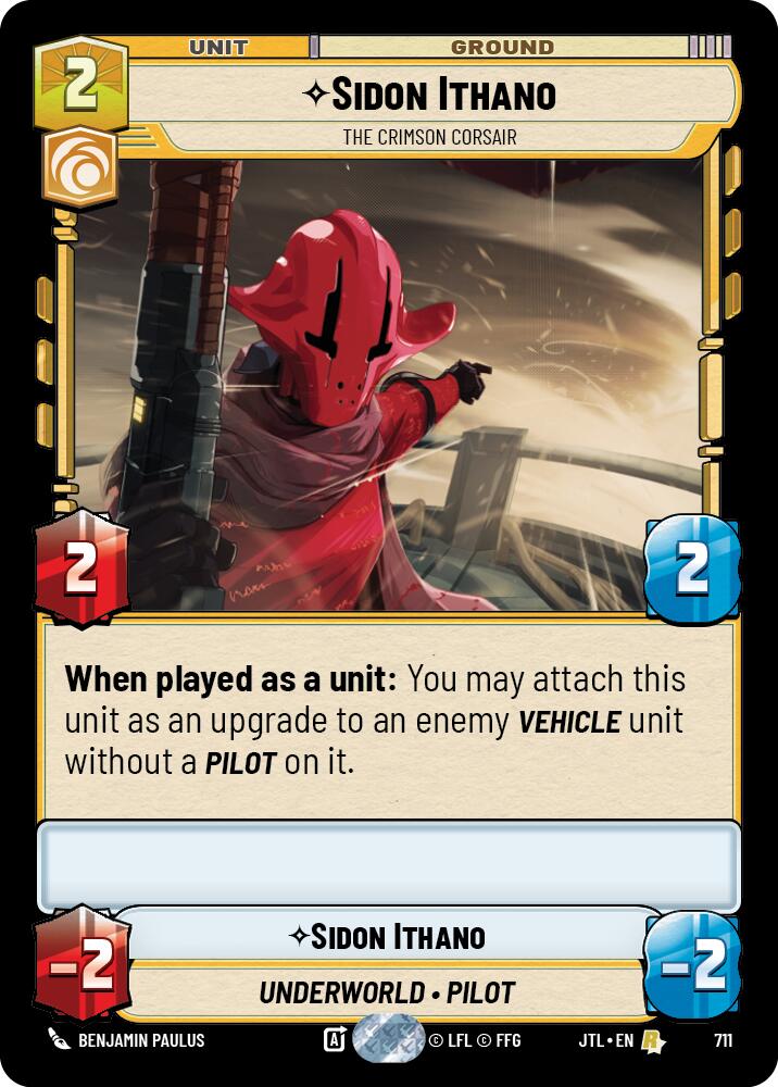 Sidon Ithano - The Crimson Corsair (Foil)