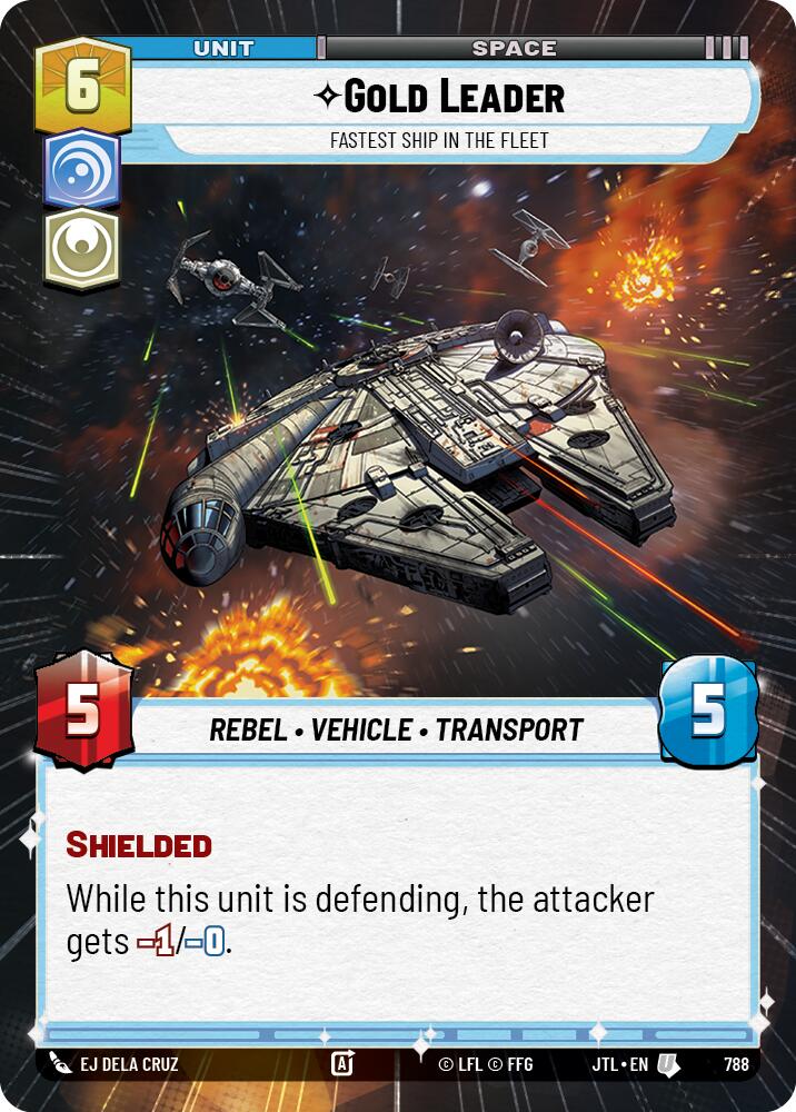 Gold Leader - Fastest Ship in the Fleet (Hyperspace Foil)