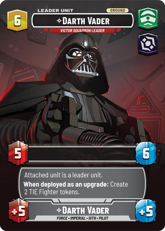 Darth Vader - Victor Squadron Leader (Showcase) (Back)
