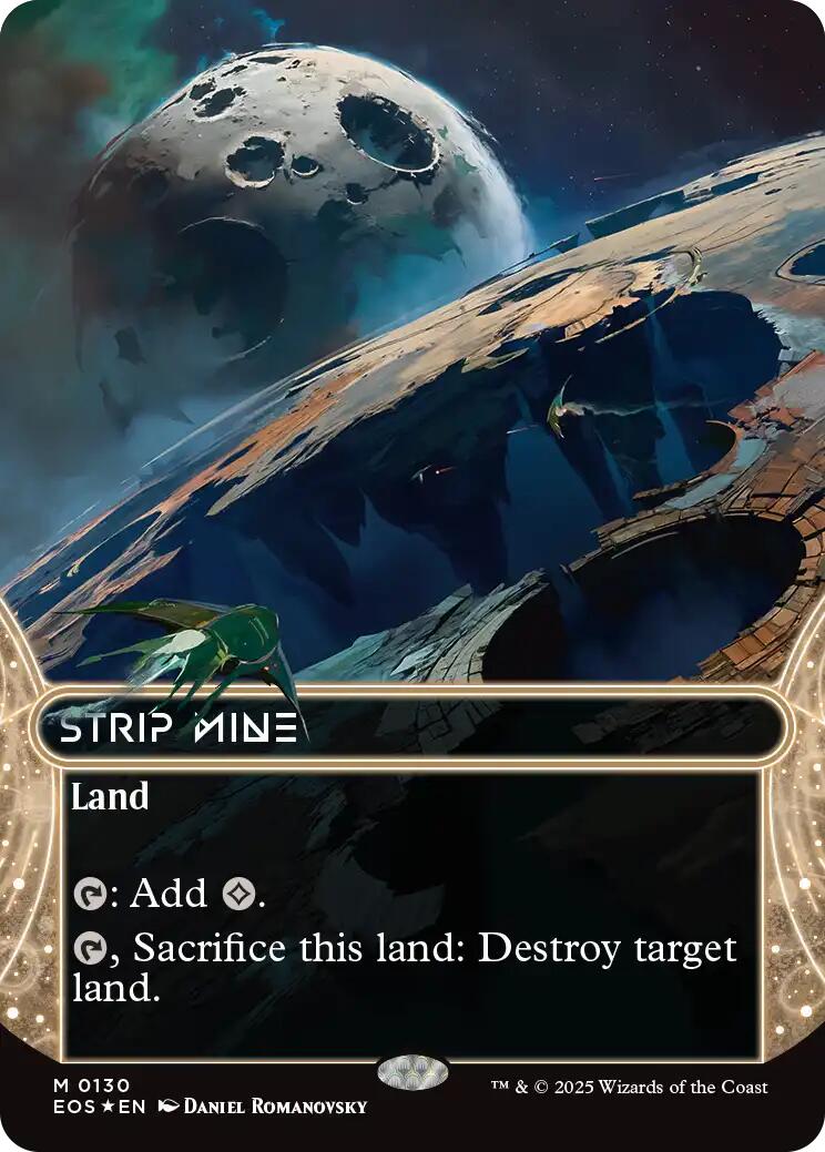 Strip Mine (0130) (Borderless) (Galaxy Foil)