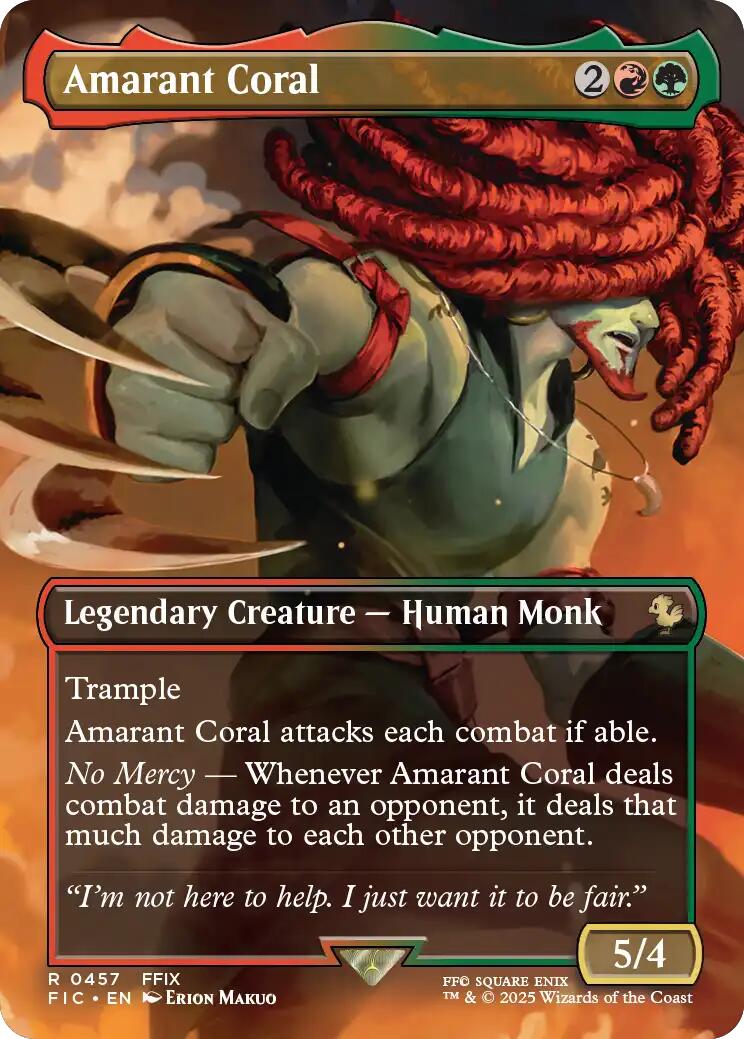 Amarant Coral (Borderless)