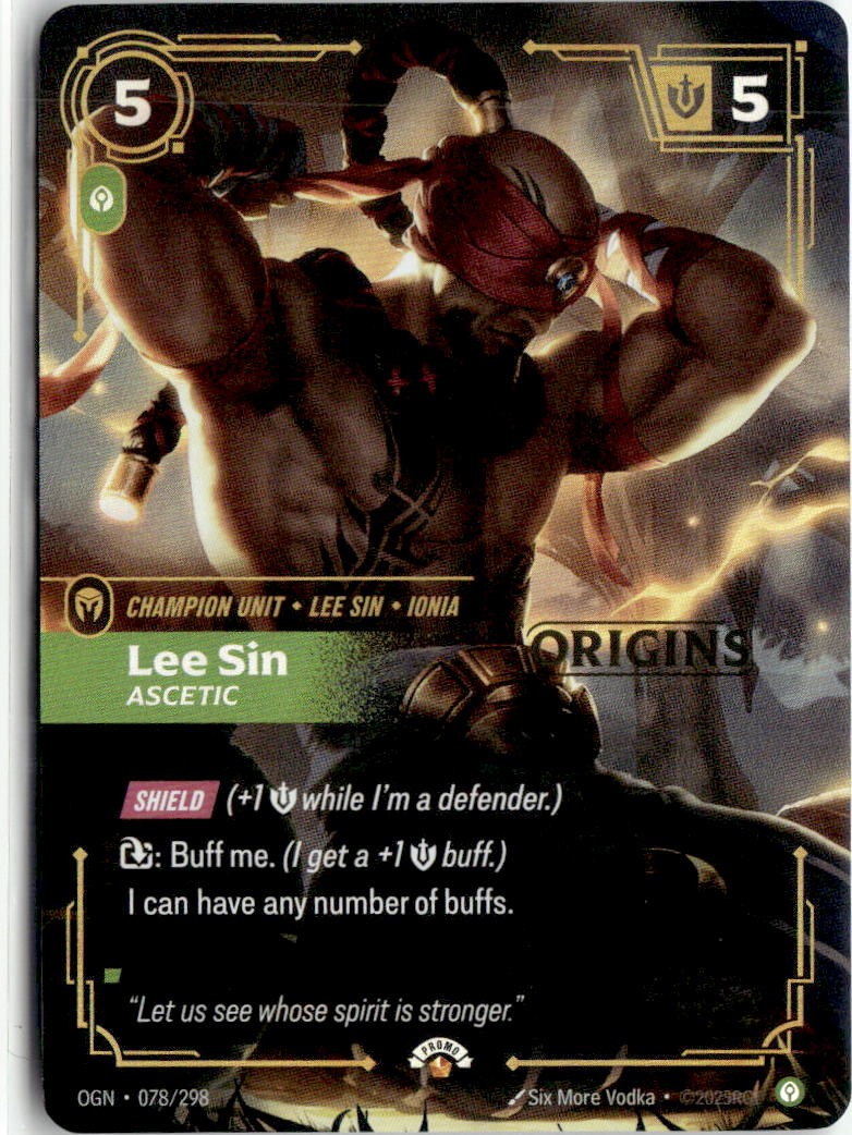 Lee Sin, Ascetic