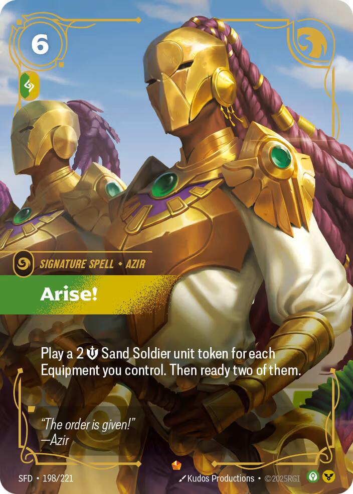 Riftbound Arise! SFD 198/221 Epic 2枚セット Arise! [SFD - 198/221] – Iron Knight Gaming