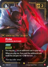 Pyke, Dockside Butcher (Alternate Art)