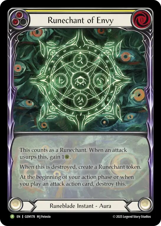 Runechant of Envy (Yellow)