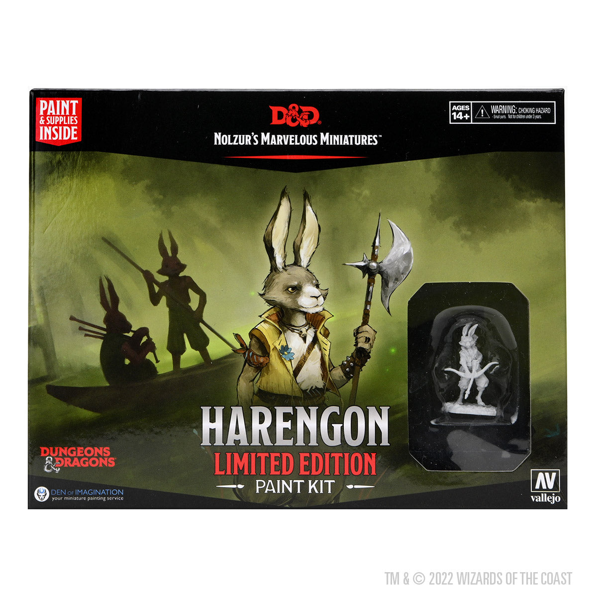 D&D Nolzurs Marvelous Limited Edition Paint Kit Harengon