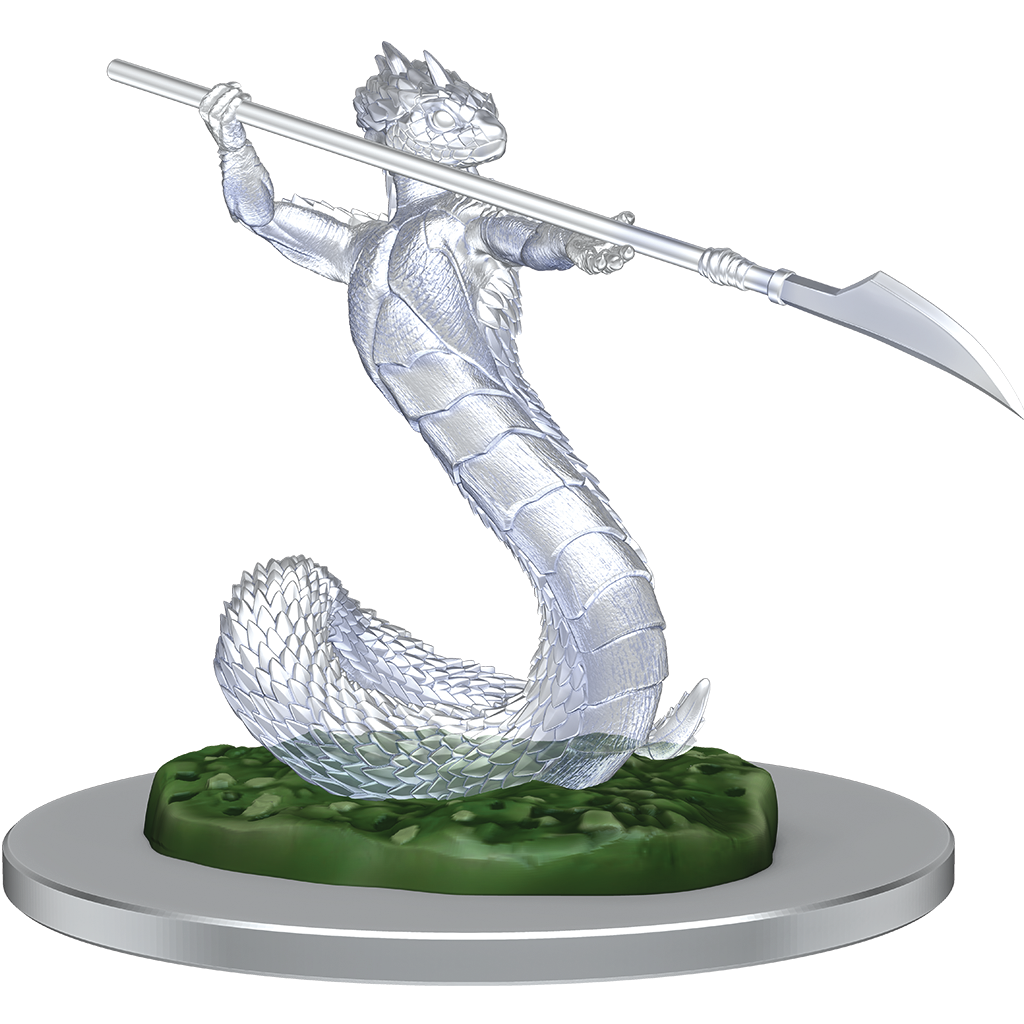 Critical Role Unpainted Miniatures Serpentfolk & Serpentfolk Ghost