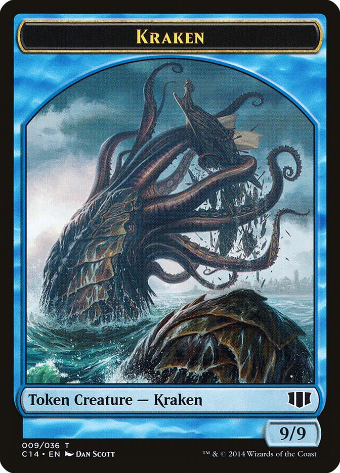 Kraken // Zombie (011) Double-Sided Token