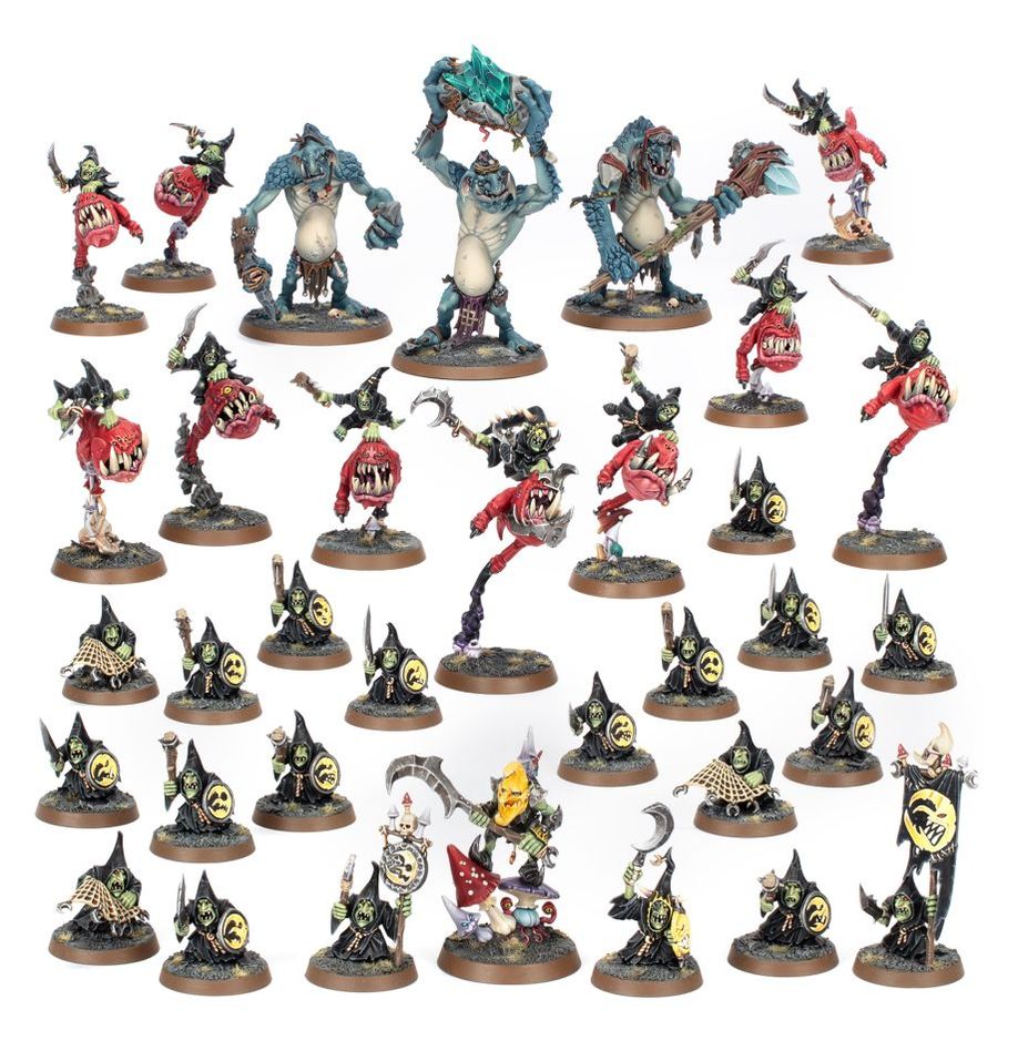 Spearhead: Gloomspite Gitz Bad Moon Madmob