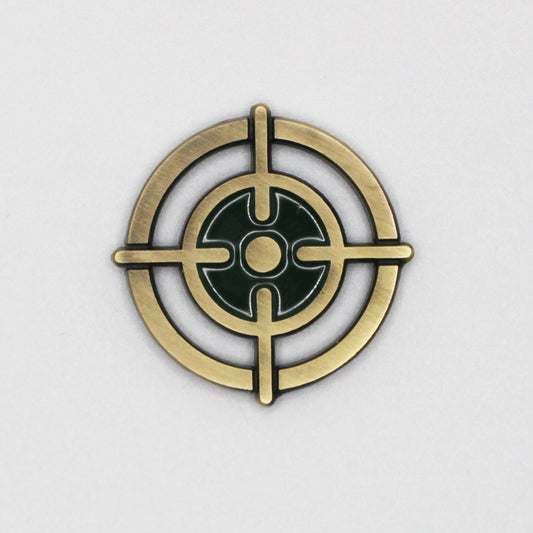 Aim | Shoot Twice Metal Token