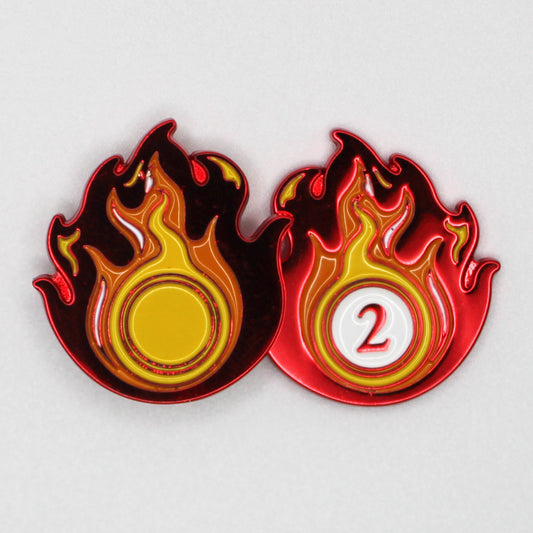 Arcane Damage Metal Token