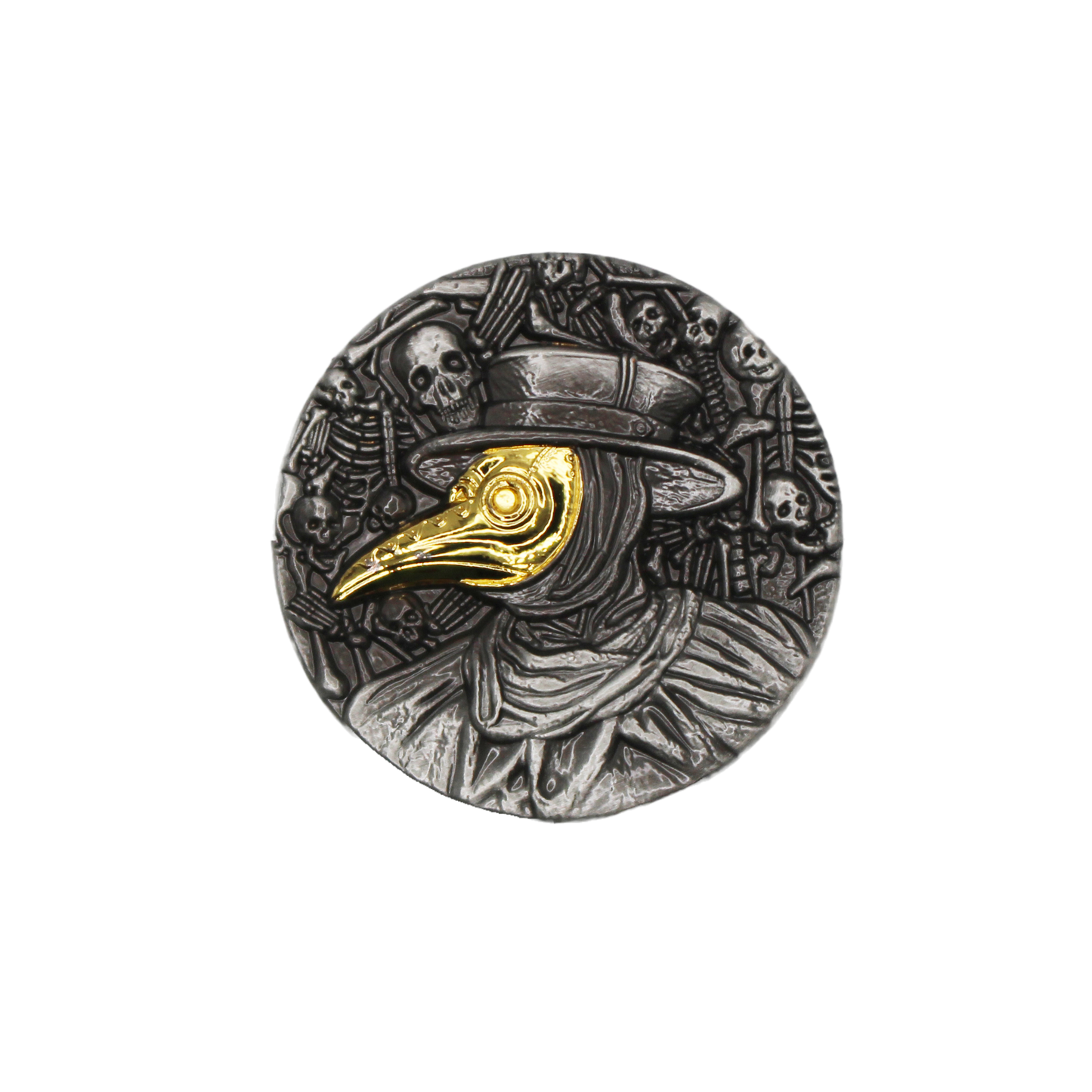 Bloodrot Pox Metal Token