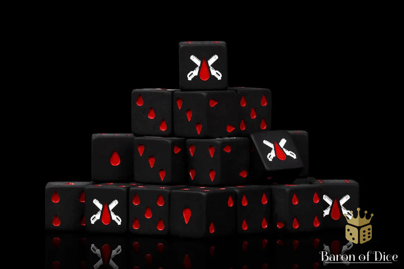 Baron of Dice: Chain Blades - D6 (25)