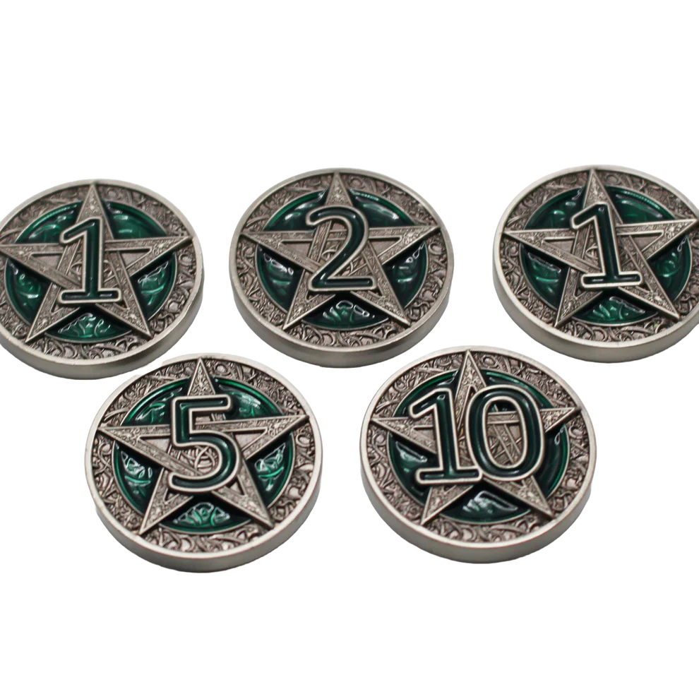 Runechant Metal Token - 5-Set