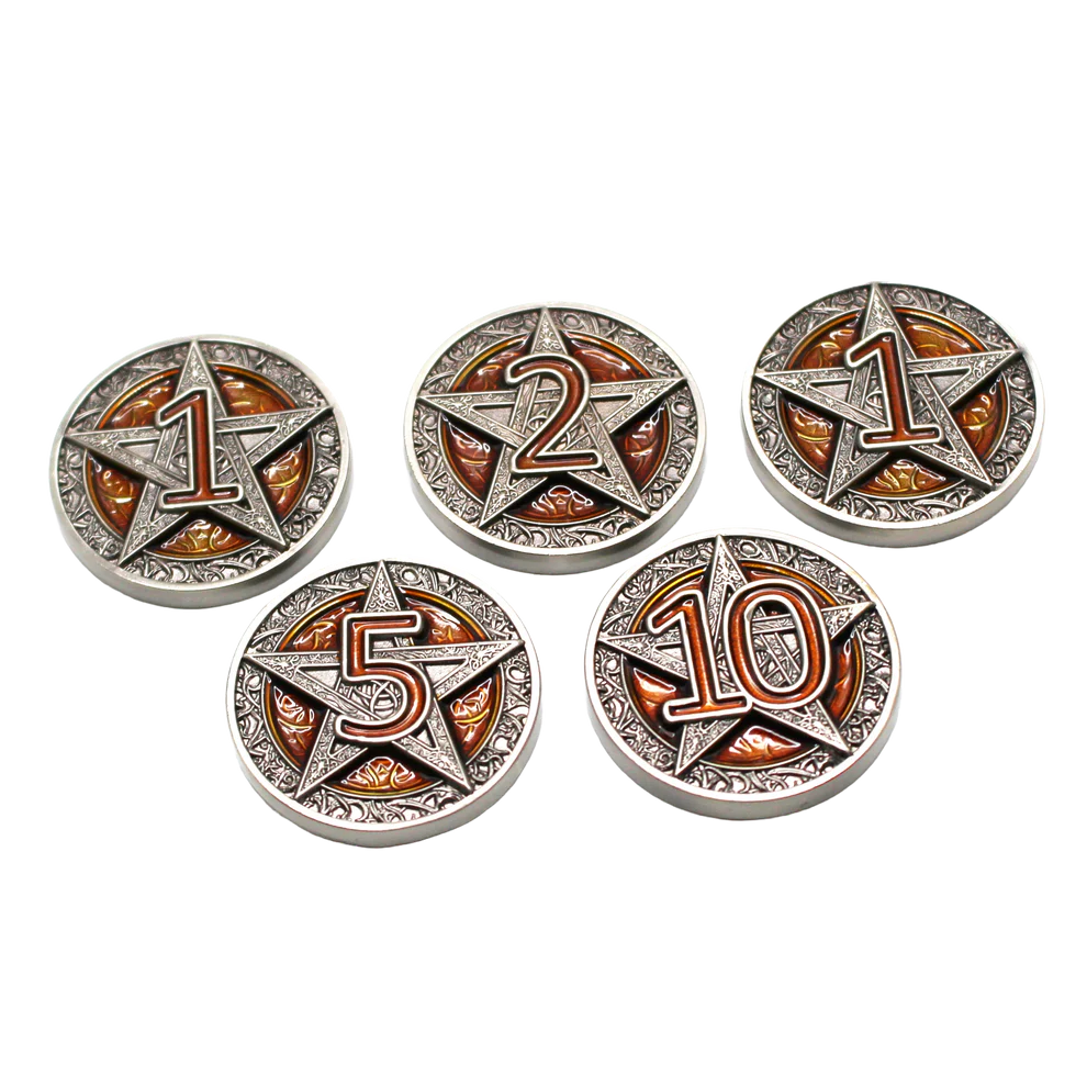 Runechant Metal Token - 5-Set