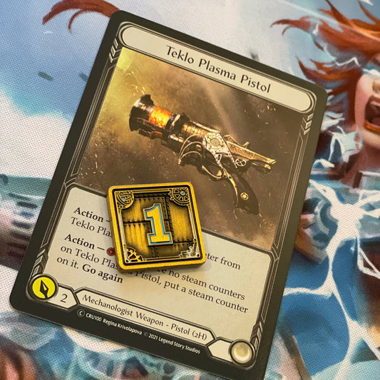 Steam Counter - Metal Token (Square)