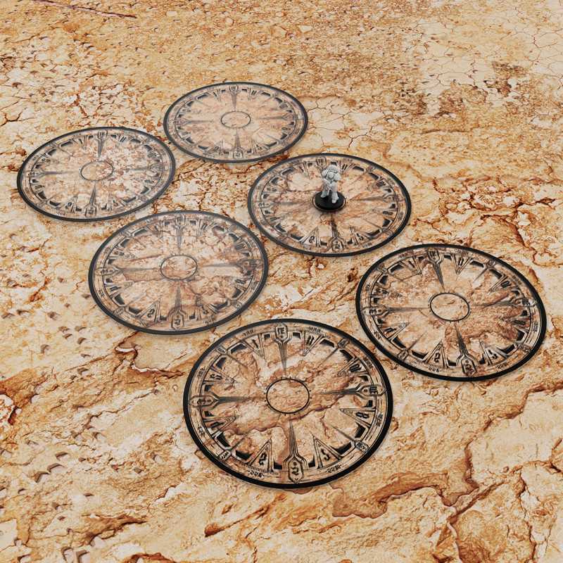 Clear Objective Marker Wh40k compatible