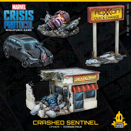 Marvel: Crisis Protocol – Crashed Sentinel Terrain Pack