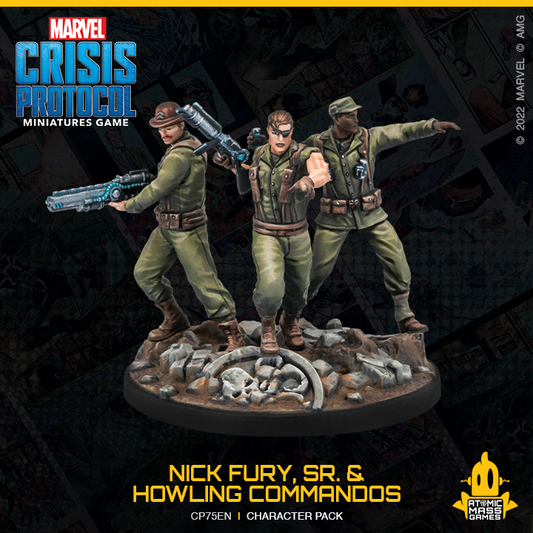 Marvel: Crisis Protocol – Nick Fury, Sr. & Howling Commandos