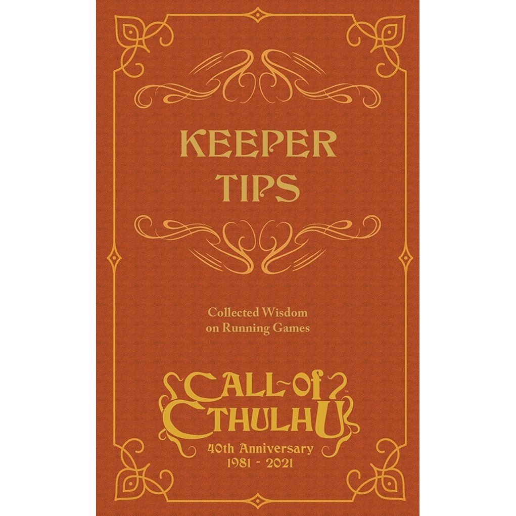 Call of Cthulhu RPG - Keeper Tips Book
