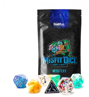 MDG Mystery Misfit Resin Polyhedral Dice Set