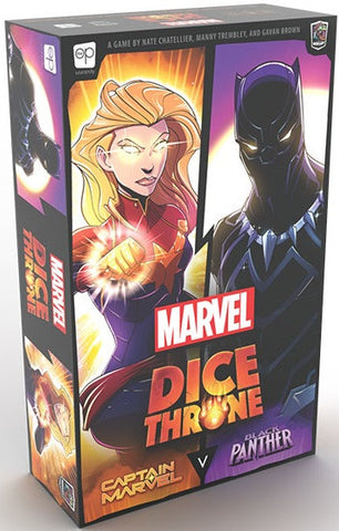 Dice Throne Marvel 2 Hero Box 1 Captain Marvel and Black Panther