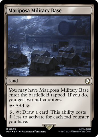 Mariposa Military Base (Surge Foil) [Fallout]