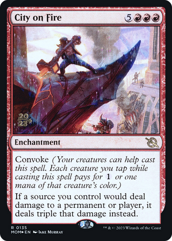 City on Fire [March of the Machine Prerelease Promos]