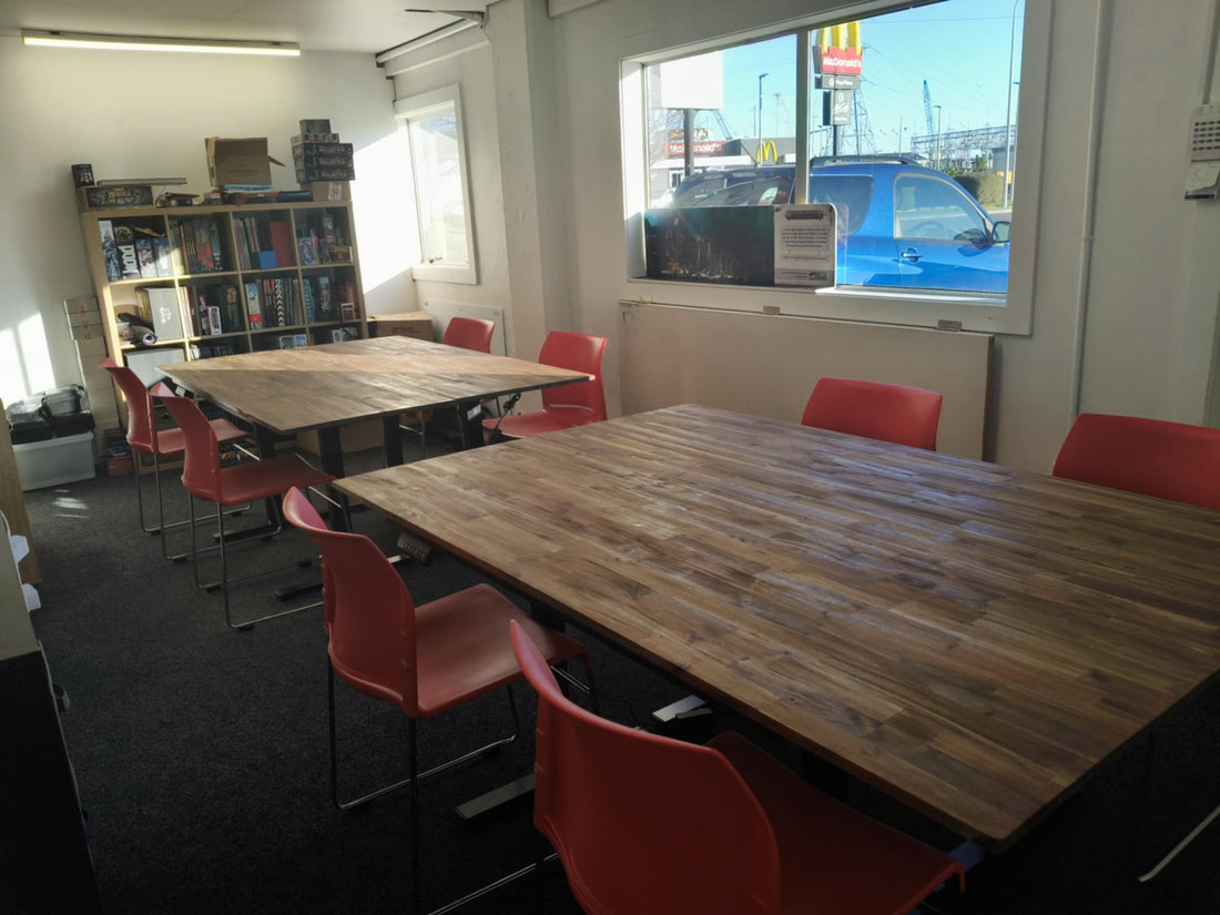 Lockers and a breakout room!