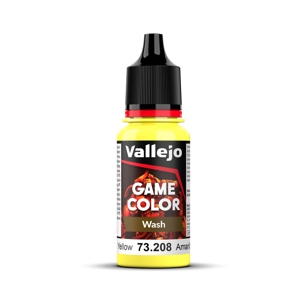 Vallejo Game Color Wash 18mL Yellow