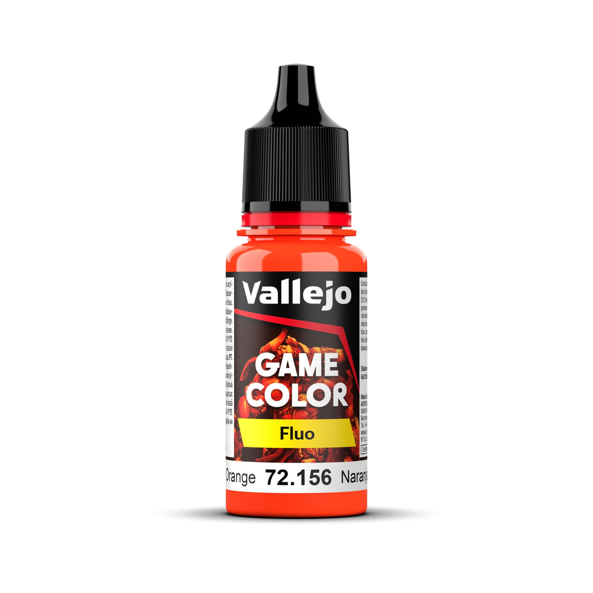 Vallejo Game Color 18mL $6.99 Fluorescent Orange