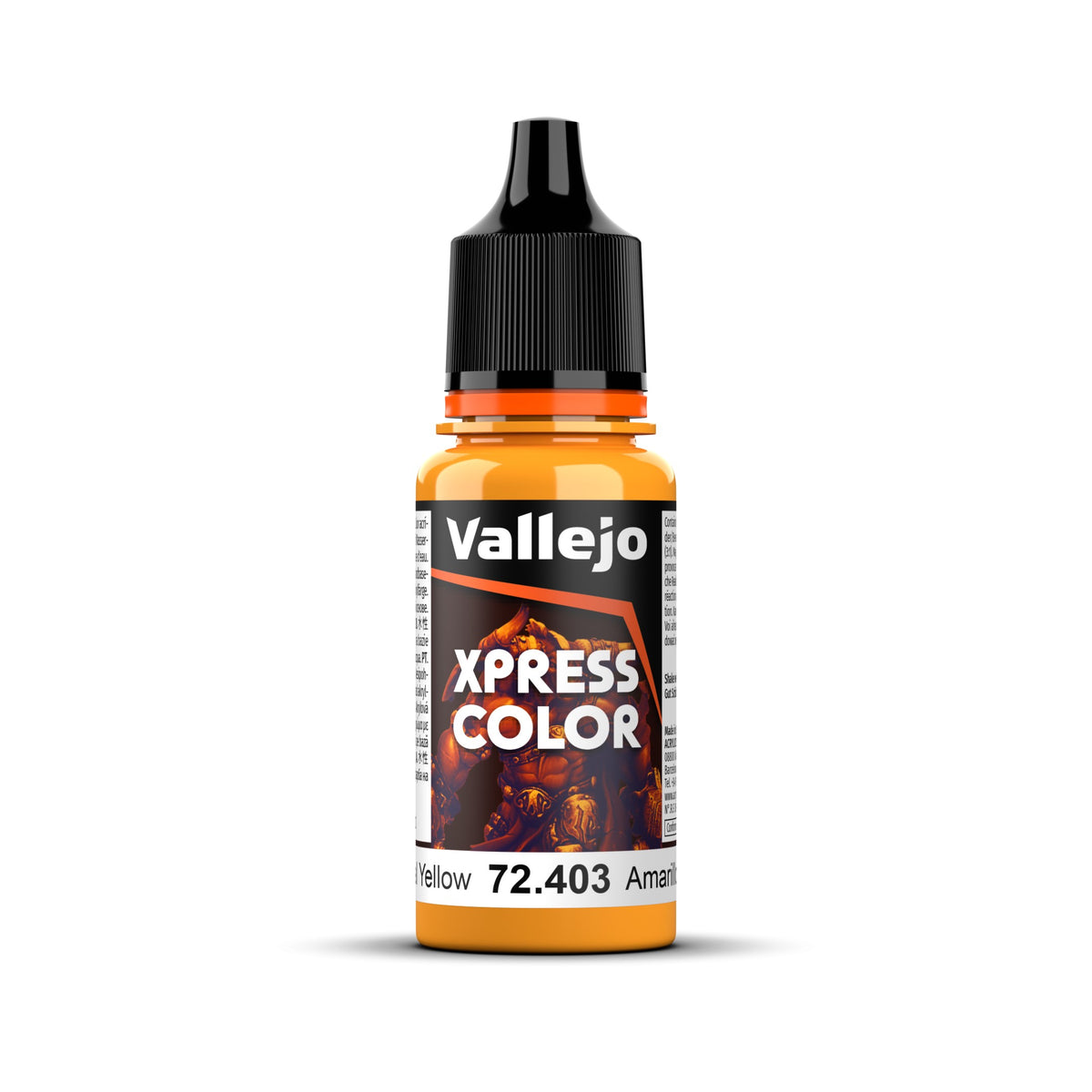 Vallejo Game Color 18mL $8.99 Imperial Yellow